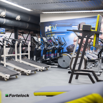Fortelock PVC-Boden für Fitnessstudios und Turnhallen