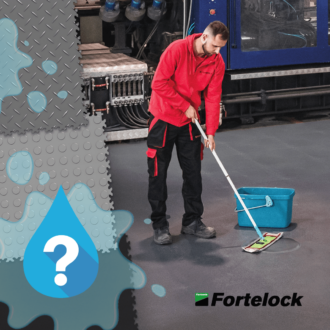 Fortelock PVC-Fliesen – Wasser- und Feuchtigkeitsfestigkeit