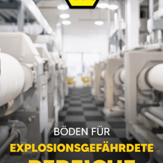 Leitfähige Böden: Eine sichere Lösung in explosionsgefährdeten Umgebungen gemäß ATEX